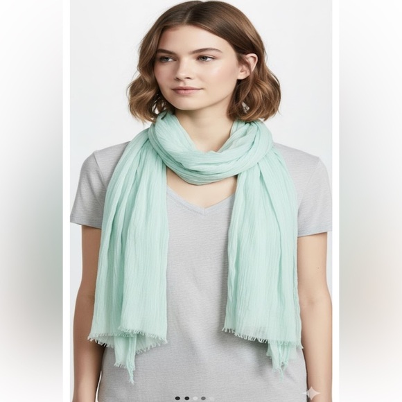 None Accessories - Lime green wrap around big beautiful scarf 72 inches long and 35 inches wide